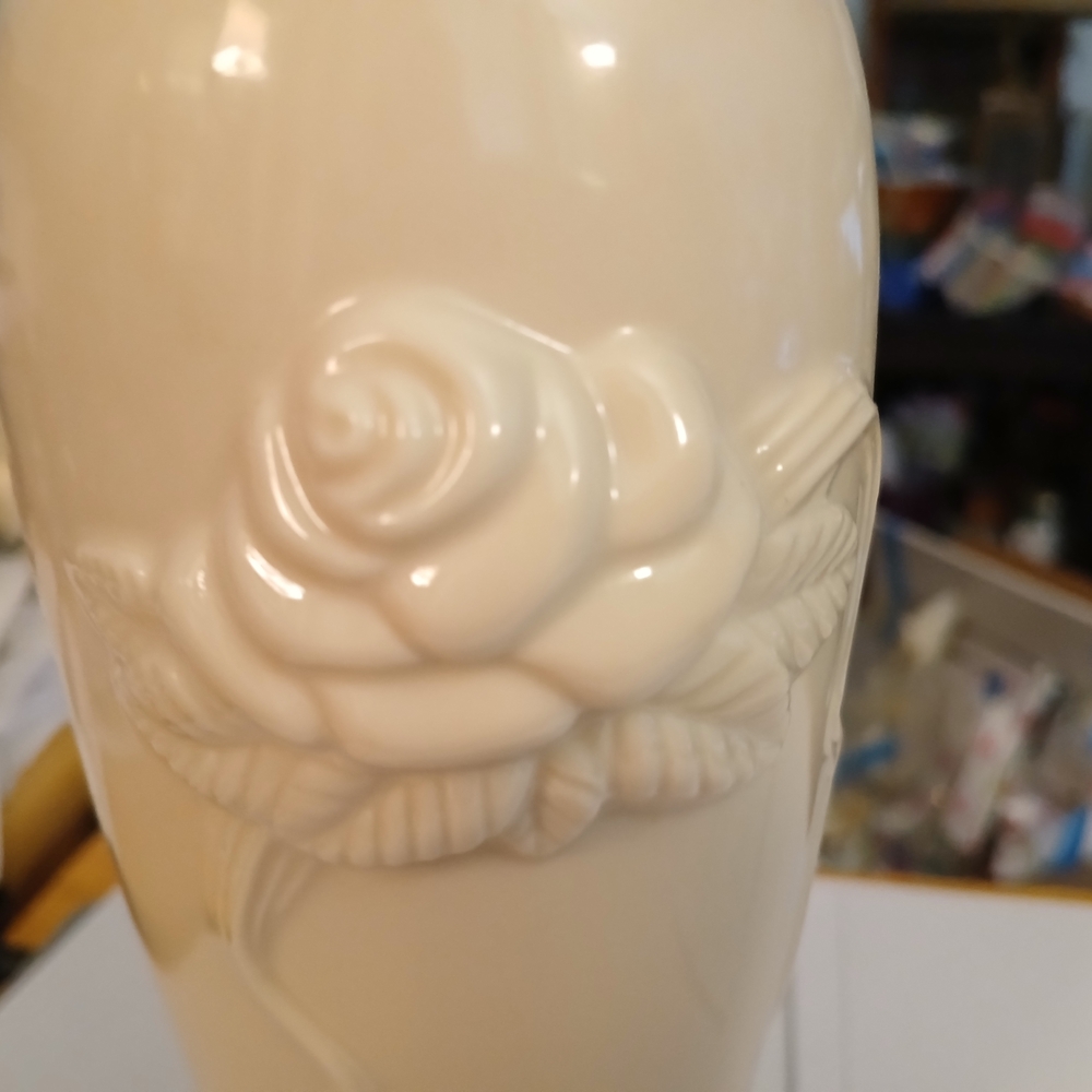 Lenox Cream Handcrafted Vase